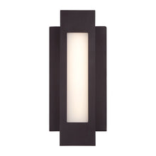 Load image into Gallery viewer, Insert Outdoor LED Wall Light in Bronze.
