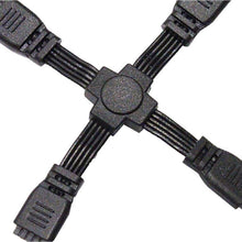 Load image into Gallery viewer, InvisiLED 24V 4 Way "X" Connector in Detail.