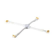 Load image into Gallery viewer, InvisiLED CCT Flex "X" Connector in White.