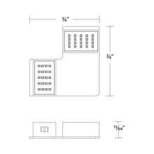 Load image into Gallery viewer, InvisiLED CCT Tape to Tape Connector - line drawing.