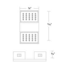 Load image into Gallery viewer, InvisiLED CCT Tape to Tape Connector - line drawing.