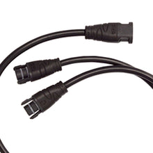 Load image into Gallery viewer, InvisiLED Outdoor Wet Rated Tape to Tape "Y" Connector in Detail.