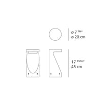 Load image into Gallery viewer, Ippolito LED Floor Lamp - line drawing.
