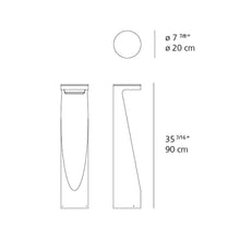Load image into Gallery viewer, Ippolito LED Floor Lamp - line drawing.