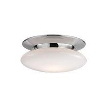 Load image into Gallery viewer, Irvington LED Flush Mount Ceiling Light in Polished Chrome.