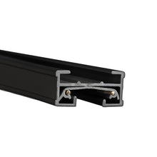 Load image into Gallery viewer, J Track 120V Single Circuit Track Section in Small/Black.
