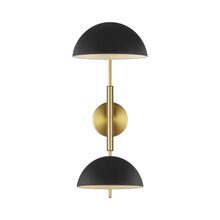 Load image into Gallery viewer, Jane Double Wall Light in Detail.