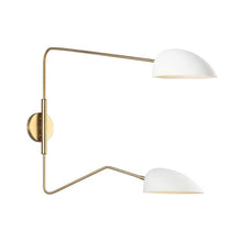 Load image into Gallery viewer, Jane Double Wall Light in Detail.