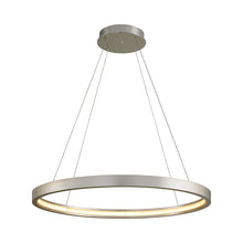 Load image into Gallery viewer, Jasmine LED Pendant Light in Silver Leaf/Round/Large.