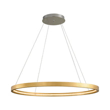 Load image into Gallery viewer, Jasmine LED Pendant Light in Gold Leaf/Round/XLarge.