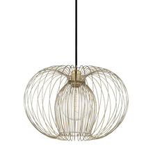 Load image into Gallery viewer, Jasmine Pendant Light in Polished Brass/Large.