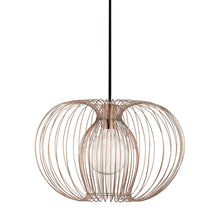 Load image into Gallery viewer, Jasmine Pendant Light in Polished Copper/Large.