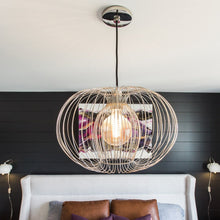 Load image into Gallery viewer, Jasmine Pendant Light in bedroom.