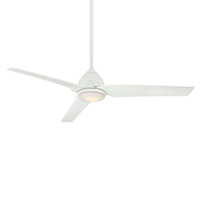 Load image into Gallery viewer, Java LED Outdoor Ceiling Fan in Flat White/LED.