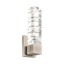 Load image into Gallery viewer, Juliet LED Bath Vanity and Wall Light in Brushed Nickel (15-Inch).