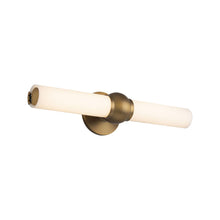Load image into Gallery viewer, Juliet LED Bath Wall Light in Aged Brass (Large).