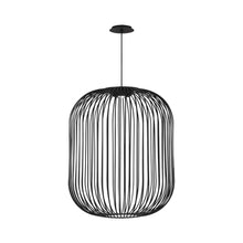 Load image into Gallery viewer, Kai LED Pendant Light in Nightshade Black (Large).