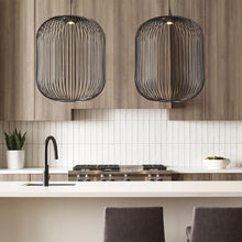 Load image into Gallery viewer, Kai LED Pendant Light in dining room.