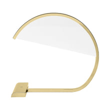 Load image into Gallery viewer, Karla LED Table Lamp in Natural Brass.