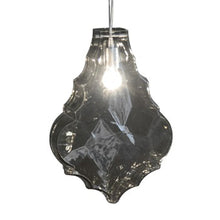 Load image into Gallery viewer, 24 Karati LED Pendant Light in Smoked Glass (Large).