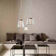 Load image into Gallery viewer, Bibendum LED Pendant Light in living room.