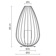 Load image into Gallery viewer, Cell LED Floor Lamp - line drawing.