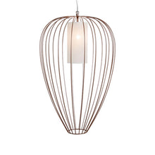 Load image into Gallery viewer, Cell Outdoor LED Pendant Light in Glossy Bronze (21.65-Inch).