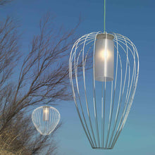 Load image into Gallery viewer, Cell Outdoor LED Pendant Light in Outside Area.