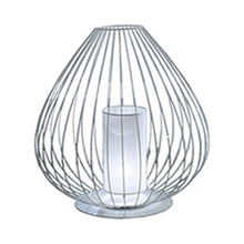 Load image into Gallery viewer, Cell Outdoor LED Table Lamp in Glossy White.