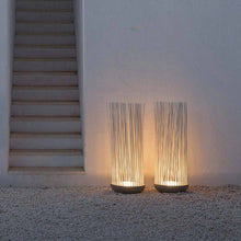 Load image into Gallery viewer, Don't Touch Outdoor LED Floor Lamp in outside area.