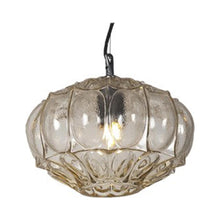 Load image into Gallery viewer, Ginger Outdoor LED Pendant Light in Yellow Glass/Without Hook (7.87-Inch).