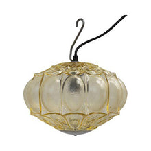 Load image into Gallery viewer, Ginger Outdoor LED Pendant Light in Yellow Glass/With Hook (7.87-Inch).