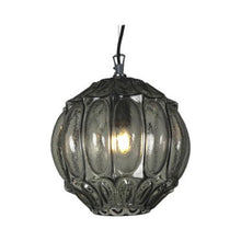 Load image into Gallery viewer, Ginger Outdoor LED Pendant Light in Smoked Glass/Without Hook (10.24-Inch).