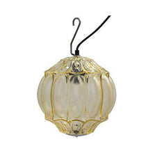 Load image into Gallery viewer, Ginger Outdoor LED Pendant Light in Yellow Glass/With Hook (10.24-Inch).