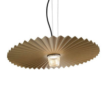 Load image into Gallery viewer, Gonzaga Outdoor LED Pendant Light in Brass Aluminum (Small).