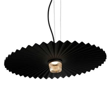 Load image into Gallery viewer, Gonzaga Outdoor LED Pendant Light in Black Aluminum (Large).