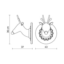 Load image into Gallery viewer, Marnin LED Wall Light - line drawing.
