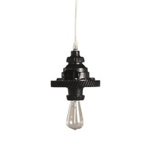 Load image into Gallery viewer, MEK 1 LED Pendant Light in Black Ceramic (18W).