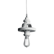 Load image into Gallery viewer, MEK 1 LED Pendant Light in White Ceramic (18W).