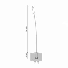 Load image into Gallery viewer, Nilo Outdoor LED Floor Lamp - line drawing.