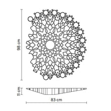 Load image into Gallery viewer, Notredame LED Ceiling / Wall Light - line drawing.