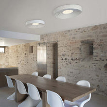 Load image into Gallery viewer, R.O.M.A LED Semi Flush Mount Ceiling Light in dining room.