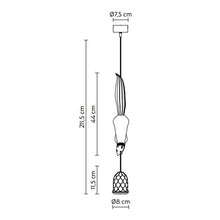 Load image into Gallery viewer, Sherwood LED Pendant Light - line drawing.