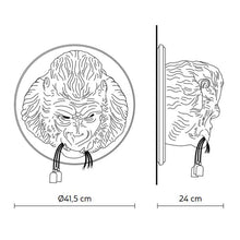 Load image into Gallery viewer, Ugo Rilla LED Wall Light - line drawing.