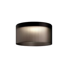 Load image into Gallery viewer, Giass LED Semi Flush Mount Ceiling Light in Smokey Grey (9.8-Inch).