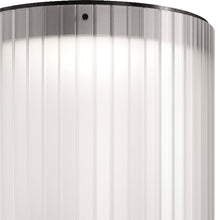 Load image into Gallery viewer, Giass LED Semi Flush Mount Ceiling Light in Detail.