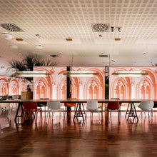 Load image into Gallery viewer, Nami LED Pendant Light in restaurant.