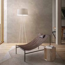 Load image into Gallery viewer, Tripod Floor Lamp in living room.