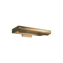 Load image into Gallery viewer, Kent LED Swing Arm Wall Light in Aged Brass/Small.