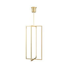 Load image into Gallery viewer, Kenway LED Pendant Light in Medium/Natural Brass.